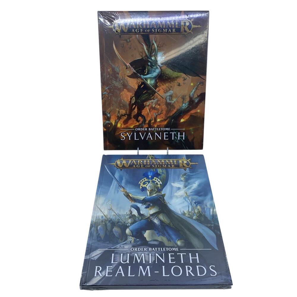 Warhammer Age of Sigmar Order Battletome Sylvaneth & Lumineth Realm-Lords Sealed